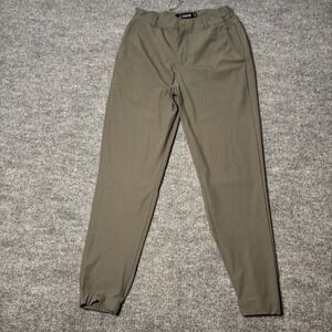Cuts Clothing AO Jogger Mens Small Stone Green Performance Tapered Tech Pants